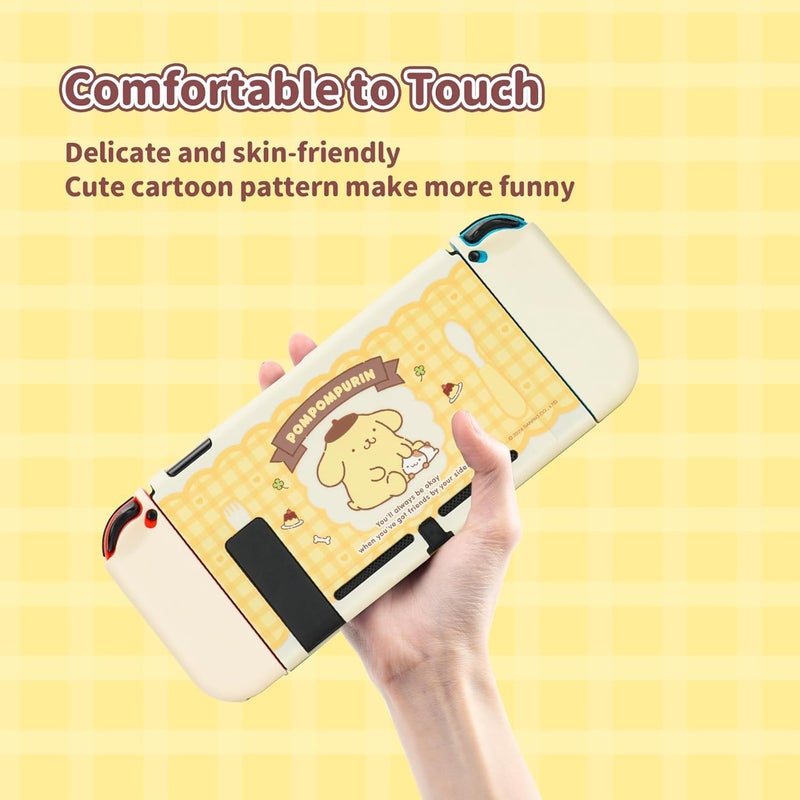 Kuitmor Protective Shell for Switch,Kawaii Cartoon Case for Switch,Anti-Scratch and Shock-Absorption Design Cover Skin - Dog - Image 4